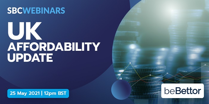 SBC Webinars continues on May 25 with the UK Affordability Update hosted by beBettor, the specialist in helping operators to understand customer affordability.