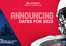 SBC Summit North America 2023 confirmed for May in New Jersey C Summit North America 2023 has been confirmed for May 9-11, when the region’s leading sports betting and igaming event will return in significantly expanded form at Meadowlands Exposition Center in Secaucus, New Jersey
