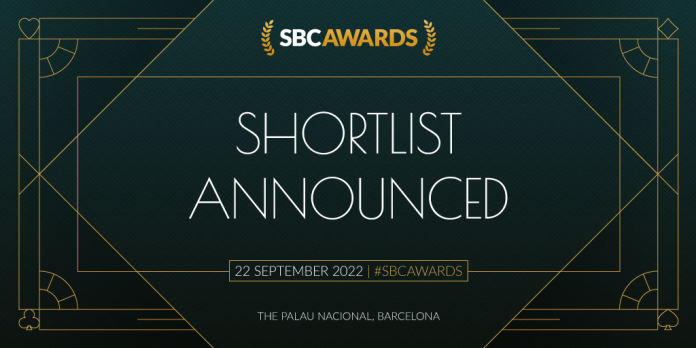 SBC is excited to announce that the shortlists for this year's SBC Awards 2022 ceremony, taking place as part of the SBC Summit Barcelona in September, have now been decided