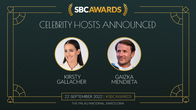Former Valencia, Lazio, Barcelona and Middlesbrough star Gaizka Mendieta and leading news and sports broadcaster Kirsty Gallacher will host the ninth edition of the SBC Awards 2022 ceremony