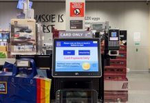 The National Lottery offered at Aldi self checkouts