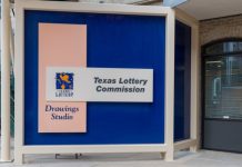 Texas Lottery saved by Senators but Commission is not so lucky A Texas Lottery Commission booth and sign