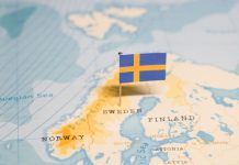 Lottery helps Svenska Spel secure steady footing The Swedish flag on a map