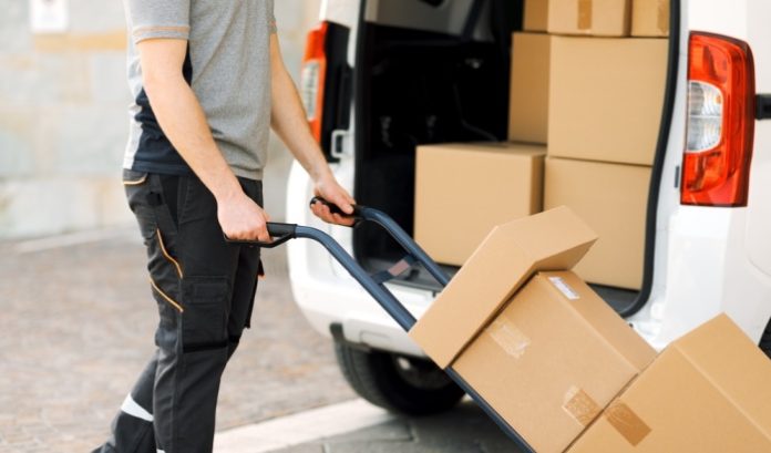 Courier / bulk purchase Bulk purchase being delivered by a courier
