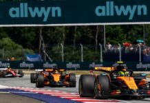 Allwyn expects strong returns from PrizePicks in $2bn daily fantasy sports space Allwyn branding at an F1 race