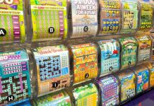 Lotto NZ installs 1,100 new terminals in huge national upgrade Lotto NZ scratchcards on display in a store in Wellington, New Zealand