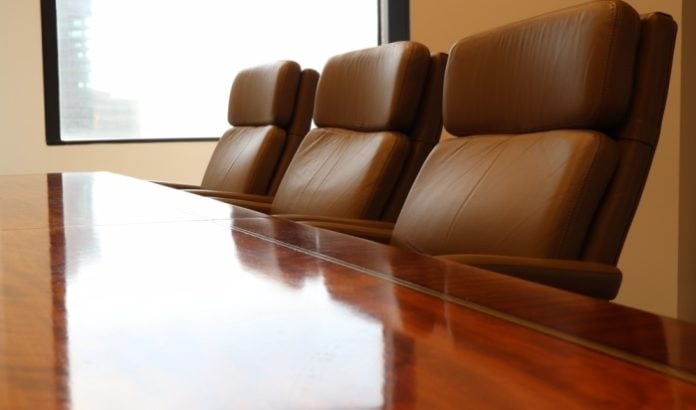 Boardroom A corporate boardroom
