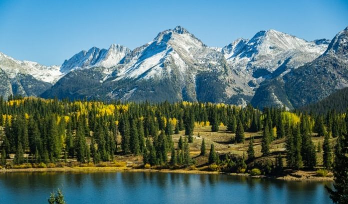 Landscape of the Colorado mountains