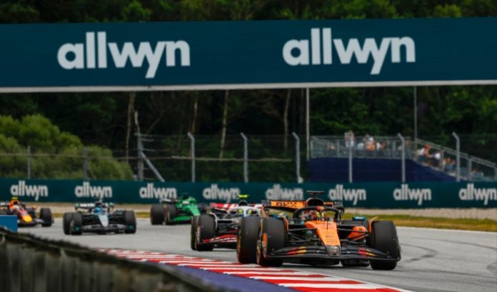 Allwyn-and-Formula-1 Allwyn and Formula 1, which has extended its deal in a multi-year agreement