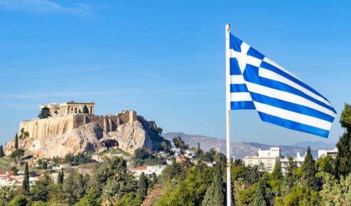 Flag-of-Greece Flag of Greece, where Allwyn has just called off its acquisition of a majority stake in Novibet