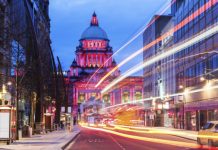 Polling says majority of Northern Ireland wants society lottery expansion Cityscape of Belfast, Northern Ireland