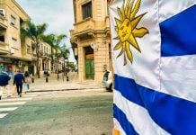 Scientific Games keeps up LatAm pace via Uruguay deal Flag of Uruguay, where Scientific Games has signed its latest deal, on a city street