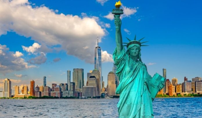 Statue of Liberty in New York City, symbolising Allwyn's North American operations