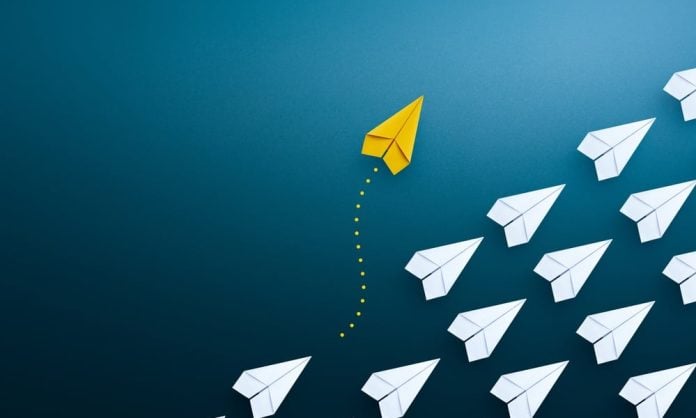 Group,Of,Paper,Plane,In,One,Direction,And,With,One Concept of leadership