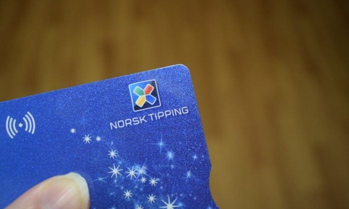 A Norsk Tipping payment card, used for the Norway lottery and gambling monopoly
