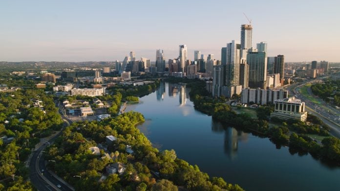 Aerial,View,Shot,Of,Austin,Tx,,Texas,,Usa Austin, Texas, where the TDLR is based
